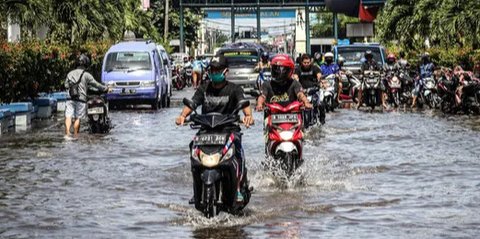 Banjir Rob Landa Wilayah Pesisir Utara Jakarta, Sembilan RT dan Satu Ruas Jalan Tergenang