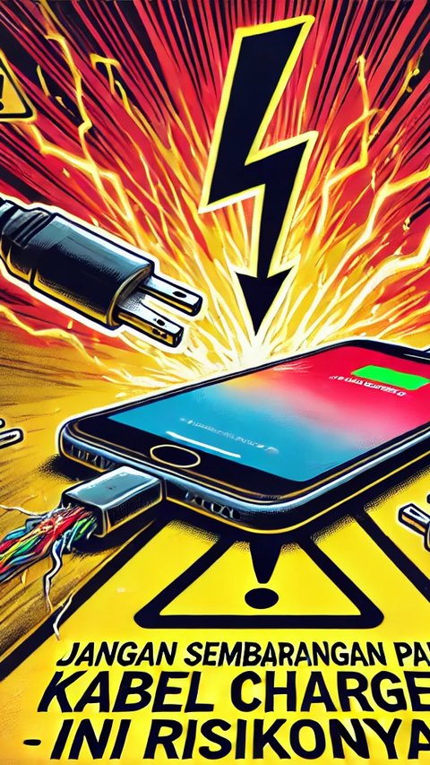 Jangan Sembarangan Pakai Kabel Charger, Ini Risikonya