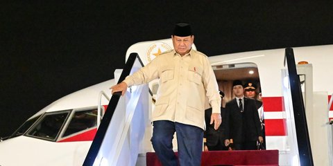 Prabowo Tiba di Mesir untuk Hadiri KTT D-8 hingga Bertemu Presiden El-Sisi