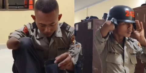 Rendi Pemuda Disabilitas Resmi Jadi Polisi, Ternyata Ayahnya Bukan Orang Sembarangan