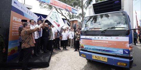 Mendag Budi Santoso Lepas Ekspor Kacang & Produk Perikanan Perdana ke Belanda Senilai Rp2,5 M