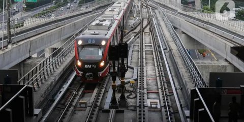 Selama Dua Hari, Tarif maksimal LRT Jabodebek Rp 10.000