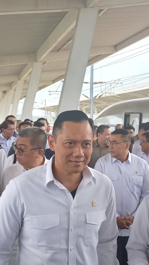 AHY Bocorkan Progres Terbaru Proyek Kereta Cepat Jakarta-Surabaya