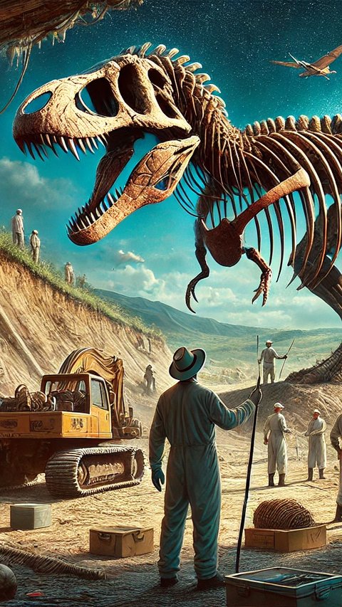 Ilmuwan Temukan Spesies Dinosaurus Super Besar dibanding T.Rex