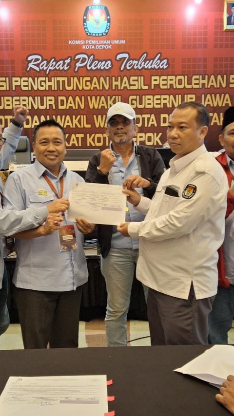 KPU Tetapkan Supian-Chandra Menang Pilkada Depok, Kubu Imam Budi Ogah Tanda Tangan Berita Acara