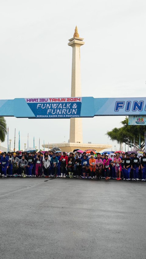 Peringati Hari Ibu 2024, TP PKK Pusat Gelar Fun Run dan Fun Walk