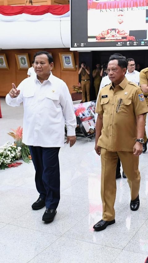 Prabowo Minta Kemendagri Lanjutkan Mekanisme Pengendalian Inflasi Tingkat Daerah