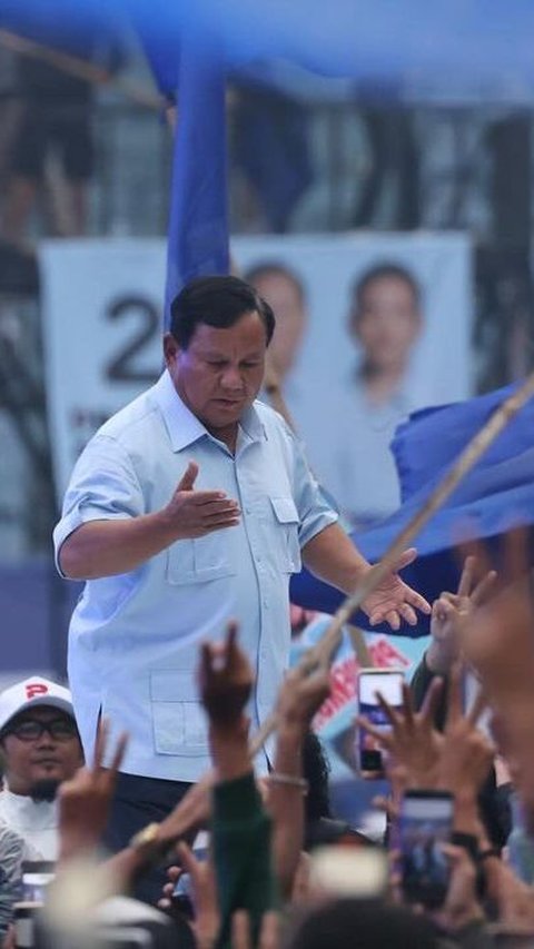 VIDEO: Pidato Menggelegar Prabowo di Kampanye Akbar, Wajah Jokowi Terlihat di Bangku Penonton