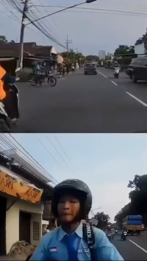 Siswa ini Kejar Mobil yang Ditabraknya, Ternyata Lakukan ini Bikin Warganet Respek Banget!