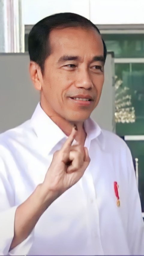 Potret Jokowi dan Iriana Nyoblos di Gambir, Optimis Pilpres Satu Putaran?