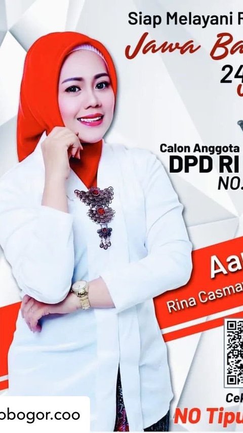 Potret Aanya Rina Casmayanti, Pesaing Ketat Komeng di Pemilu 2024, Siapkan Jurus Jitu!
