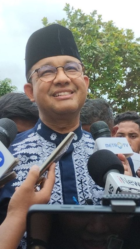 Anies Responds to Gibran's Desire to Visit After Leading in Quick Count: Later Only, the Calculation is Not Finished Yet