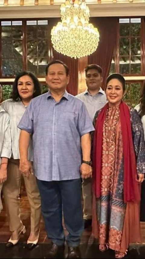 Sweet Message from Titiek Soeharto to Prabowo after Quick Count Victory: Congratulations Mas Bowo...