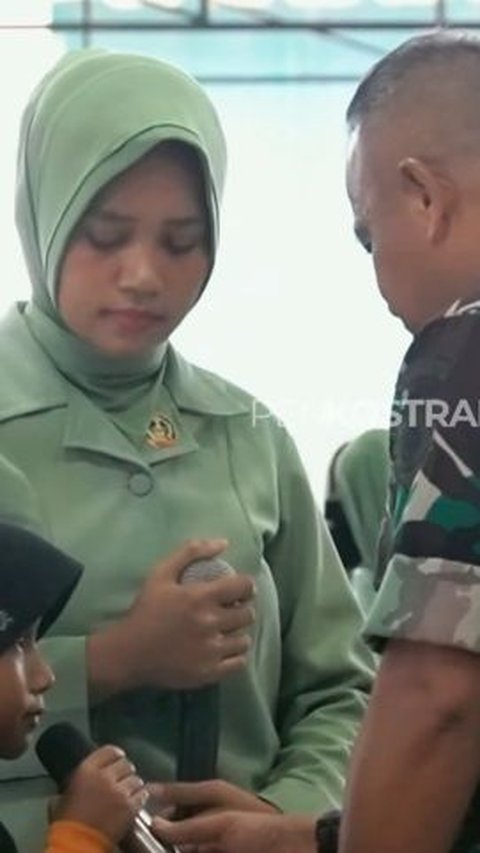 Putri Prajurit TNI Pintar Baca Alquran lalu Dapat Hadiah Istimewa dari Jenderal Bintang 3, Ibunya Terharu