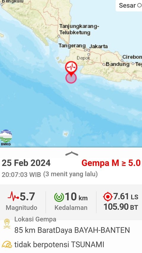 Cerita Warga Lebak Banten Usai Diguncang Gempa 5,7 Magnitudo