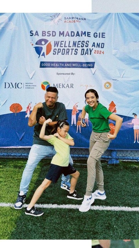 Selalu Harmonis Meski Sudah Lama Bercerai, Begini Kompaknya Gading Marten dan Gisella Anastasia Temani Gempi saat Sports Day