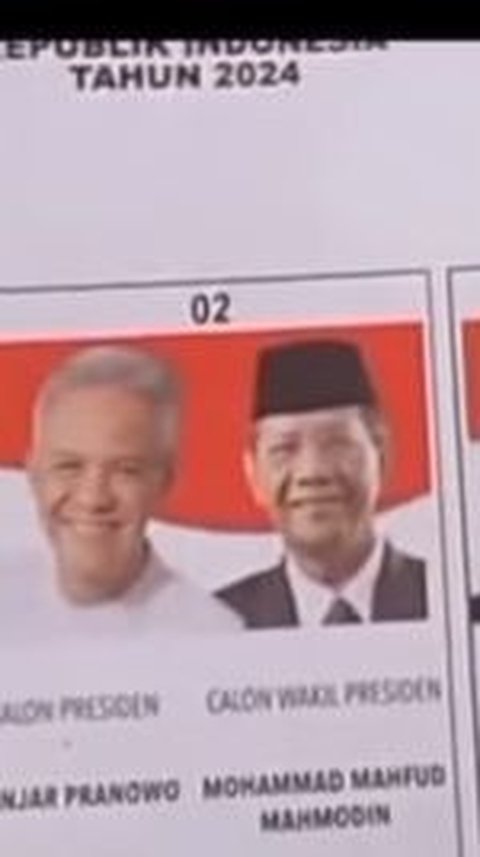 Viral Surat Suara Prabowo Subianto nomor urut 3 dan Ganjar nomor 2, Begini Kata KPU