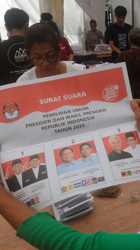 Viral Ballot Paper with Mixed Candidate Numbers, Here's the Explanation from the KPU