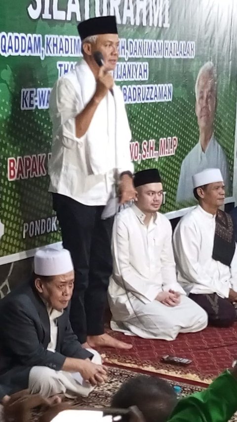 Ganjar Sowan ke Pesantren di Garut yang Dikunjungi Jokowi pada Pilpres 2014