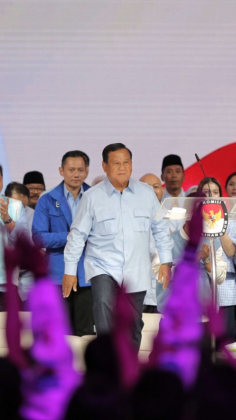 Prabowo Tanya ke Pendukung soal Debat Terakhir: Kali Ini Kira-Kira Nilai Saya Berapa?