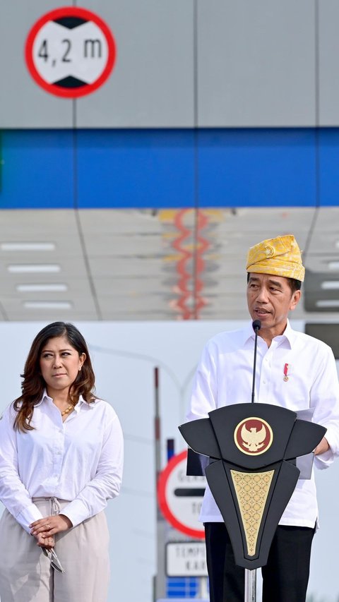 Tanpa Menteri PUPR, Jokowi Resmikan Jalan Tol di Sumut Didampingi Meutya Hafid