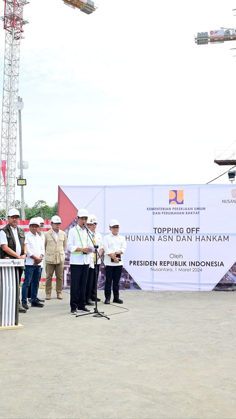 Jokowi Bicara Progres Pembangunan 47 Tower Rusun di IKN, Perpindahan ASN Dimulai Juli 2024