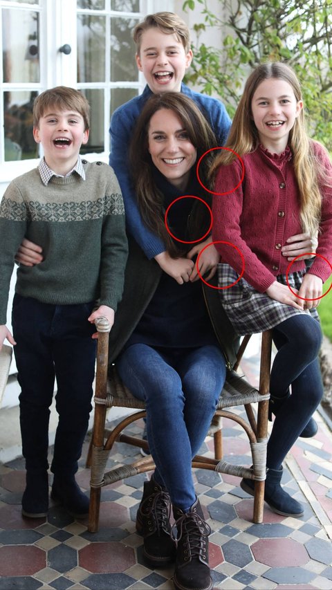 FOTO: Bikin Geger! Ini Detail Foto Pertama Kate Middleton Setelah Operasi Perut yang Ternyata Editan