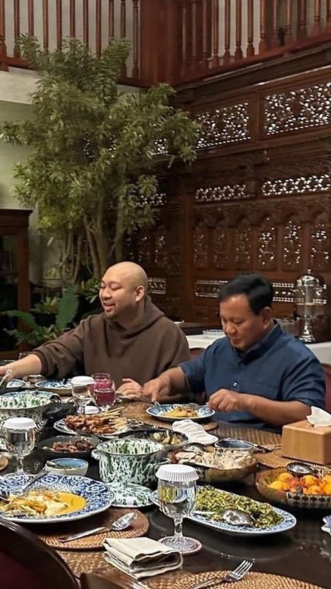 Warm Moment of Prabowo Eating Together with Titiek Soeharto and Didit, Making Netizens Excited