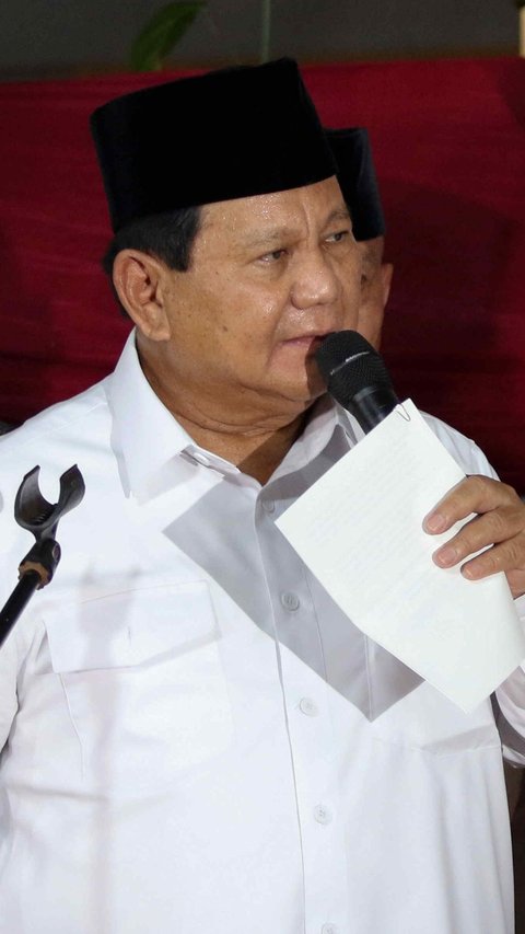 Prabowo's Message to the People Who Didn't Vote for Him: Give Us a Chance