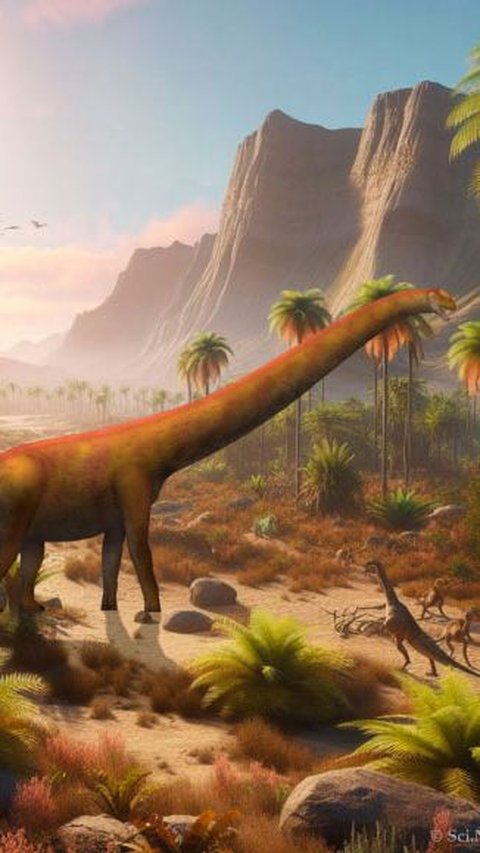 Spesies Baru Titanosaurus Ditemukan di China, Hidup di Zaman Kapur