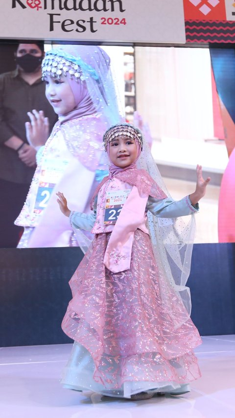 Delisa Aqila Putri Nasution, The Champion of Kids Muslim Fashion Competition 2024