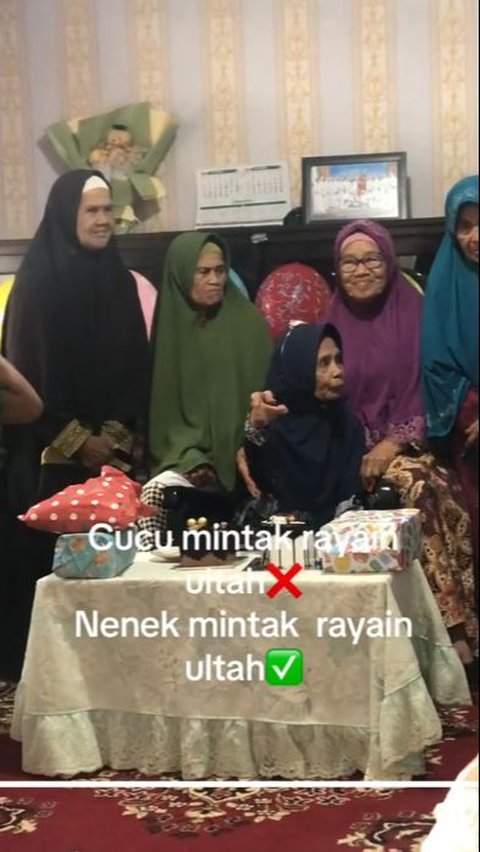 Viral Nenek Minta Digelar Pesta Ultah ke-80 Bareng Teman Sebaya, Serasa Inner Child-nya Lahir Kembali