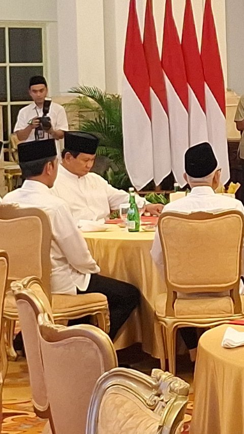 Menkominfo Tegaskan Jokowi dan Prabowo Solid, Ini yang Dibahas saat Duduk Satu Meja Bukber Bareng Menteri di Istana