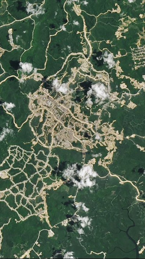 NASA Potret Perubahan Dramatis Before After Pembangunan IKN di Kalimantan