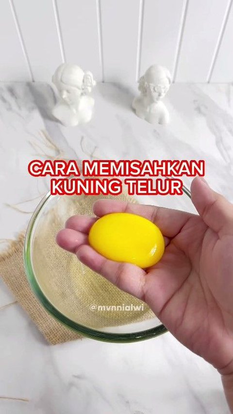 Cuma Pakai 1 Bumbu Dapur, Begini Trik Pisahkan Putih dan Kuning Telur