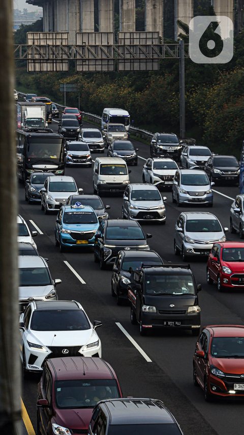 1,2 Juta Kendaraan Kembali ke Jabotabek di Arus Balik Lebaran 2024