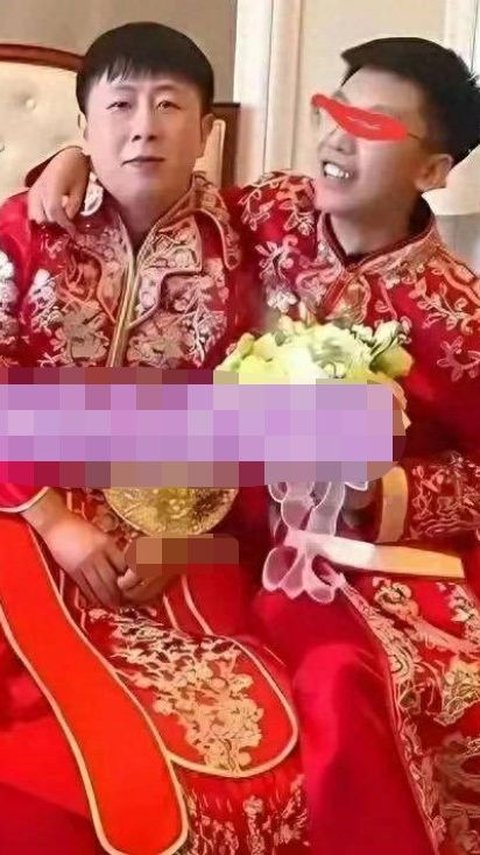 Nikahi Berondong 22 Tahun Lebih Muda, Penampilan Maskulin Pengantin Wanita Ini Jadi Sorotan