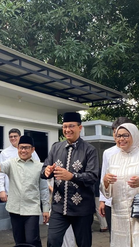 Anies dan Keluarga Halal Bihalal dengan Cak Imin