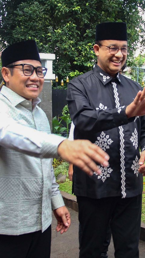 FOTO: Momen Hangat Anies Baswedan Sekeluarga Halalbihalal ke Kediaman Cak Imin