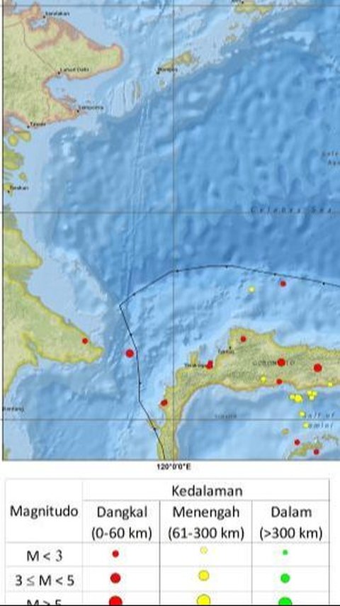 BMKG: 81 Gempa Bumi Tektonik Getarkan Sulut dan Sekitarnya Selama 12-18 April 2024