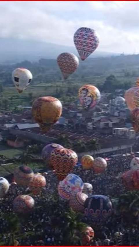 Sejarah Festival Balon Udara Wonosobo, Pesta Rakyat Murah Meriah Dihadiri Ribuan Warga