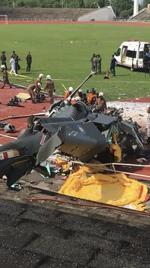 Fakta-Fakta Insiden Tragis Dua Helikopter AL Malaysia Jatuh Saat Latihan: Tabrakan di Udara, 10 Orang Tewas