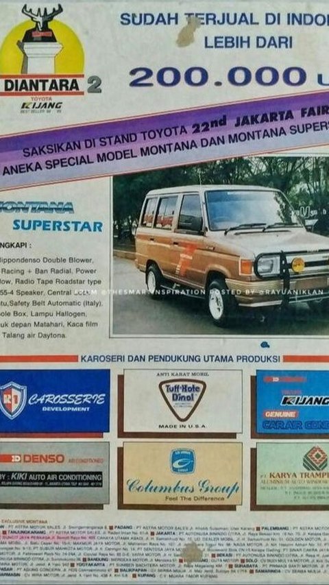 10 Potret Iklan Toyota Kijang Tempo Dulu, Jadi Kendaraan Favorit Masyarakat sejak Dirilis di Indonesia!
