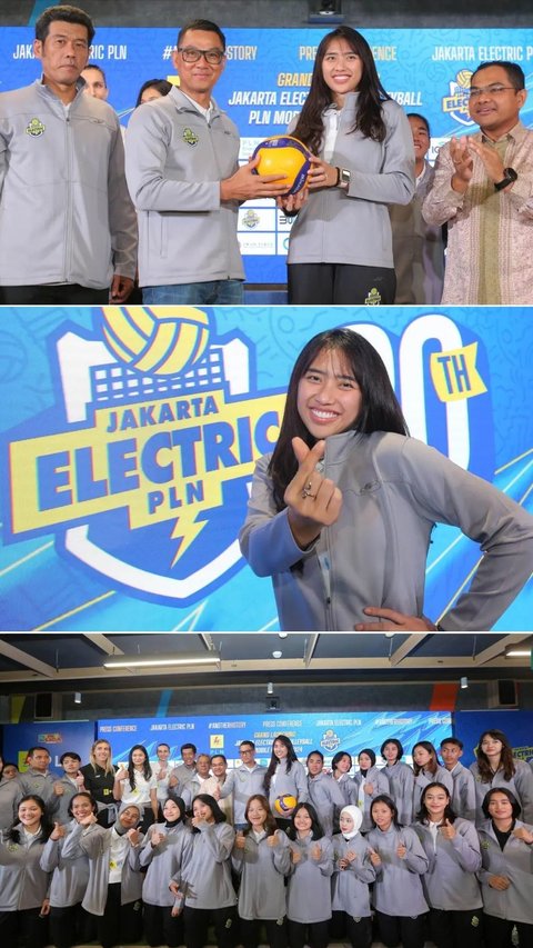 FOTO: Yolla Yuliana Kembali Memperkuat Tim Putri Jakarta Electric PLN di Gelaran PLN Mobile Pro Liga 2024