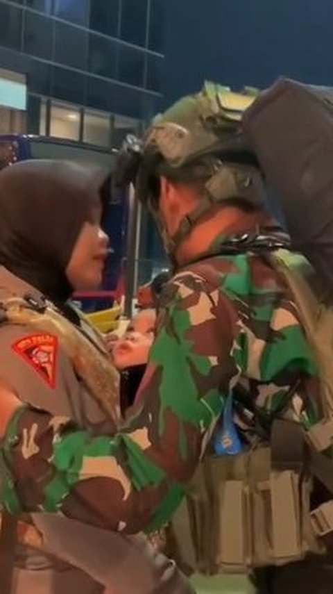 Momen Suami TNI Pamit ke Istri Polisi Berangkat Tugas ke Papua, Ungkapan Hati Sang Polwan Luar Biasa