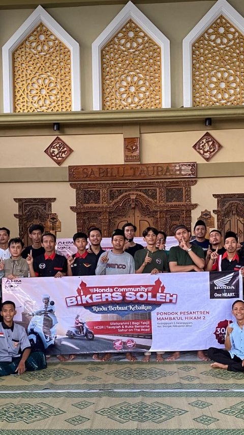 Honda Community Bikers Soleh, Belajar Ilmu Santri ala Federasi Supra Indonesia Regional Jatim