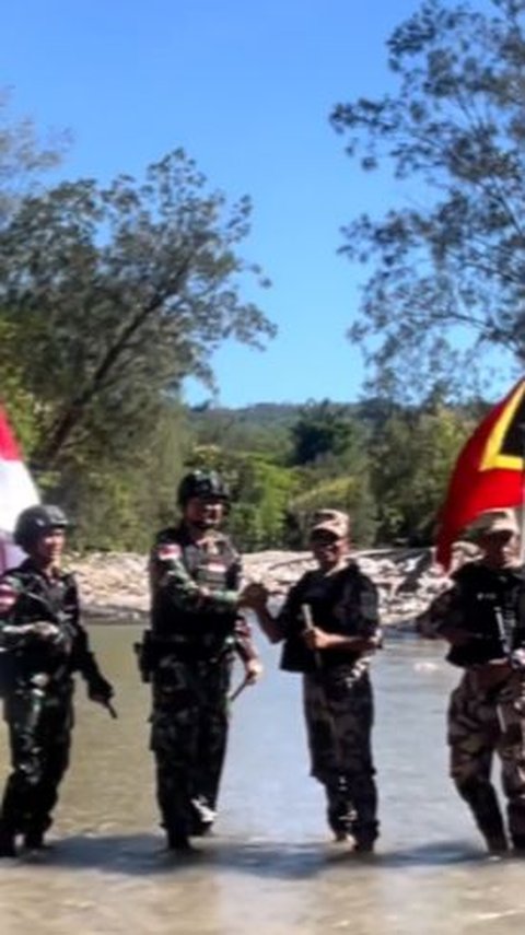 Sama-sama Bersenjata, Begini Jadinya Pasukan TNI Bertemu para Polisi Timor Leste di Tengah Hutan Perbatasan