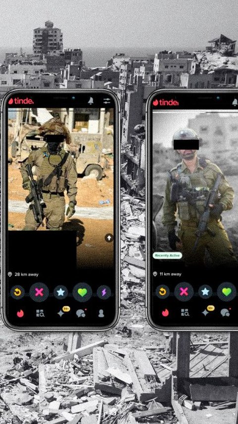 Tentara Israel Pamer Foto Kebrutalan Mereka Saat Perang Gaza di Aplikasi Kencan