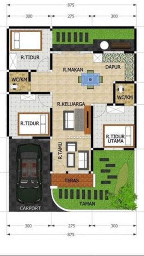 6 Ide Desain Rumah Minimalis Modern 3 Kamar, Cocok untuk Keluarga Baru