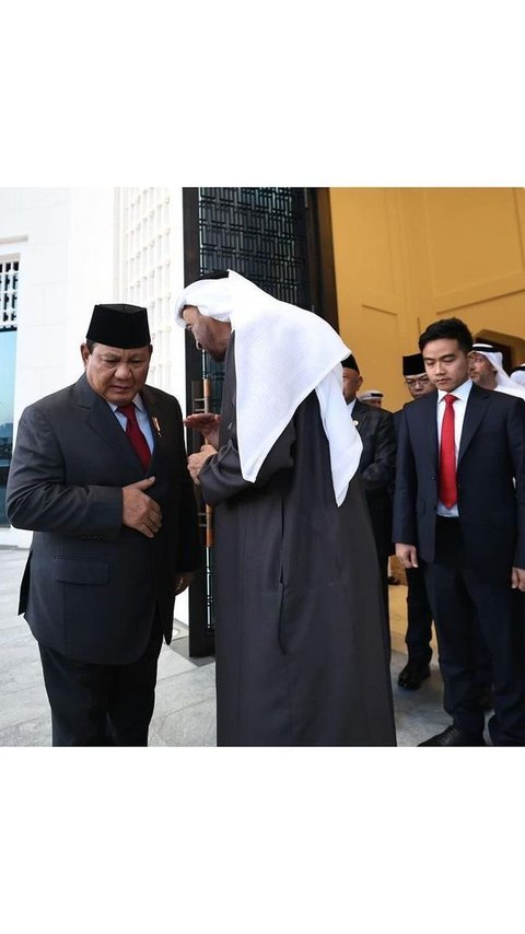 Prabowo Kenalkan Gibran ke Presiden UEA MBZ: Ini Wakil Presiden Saya